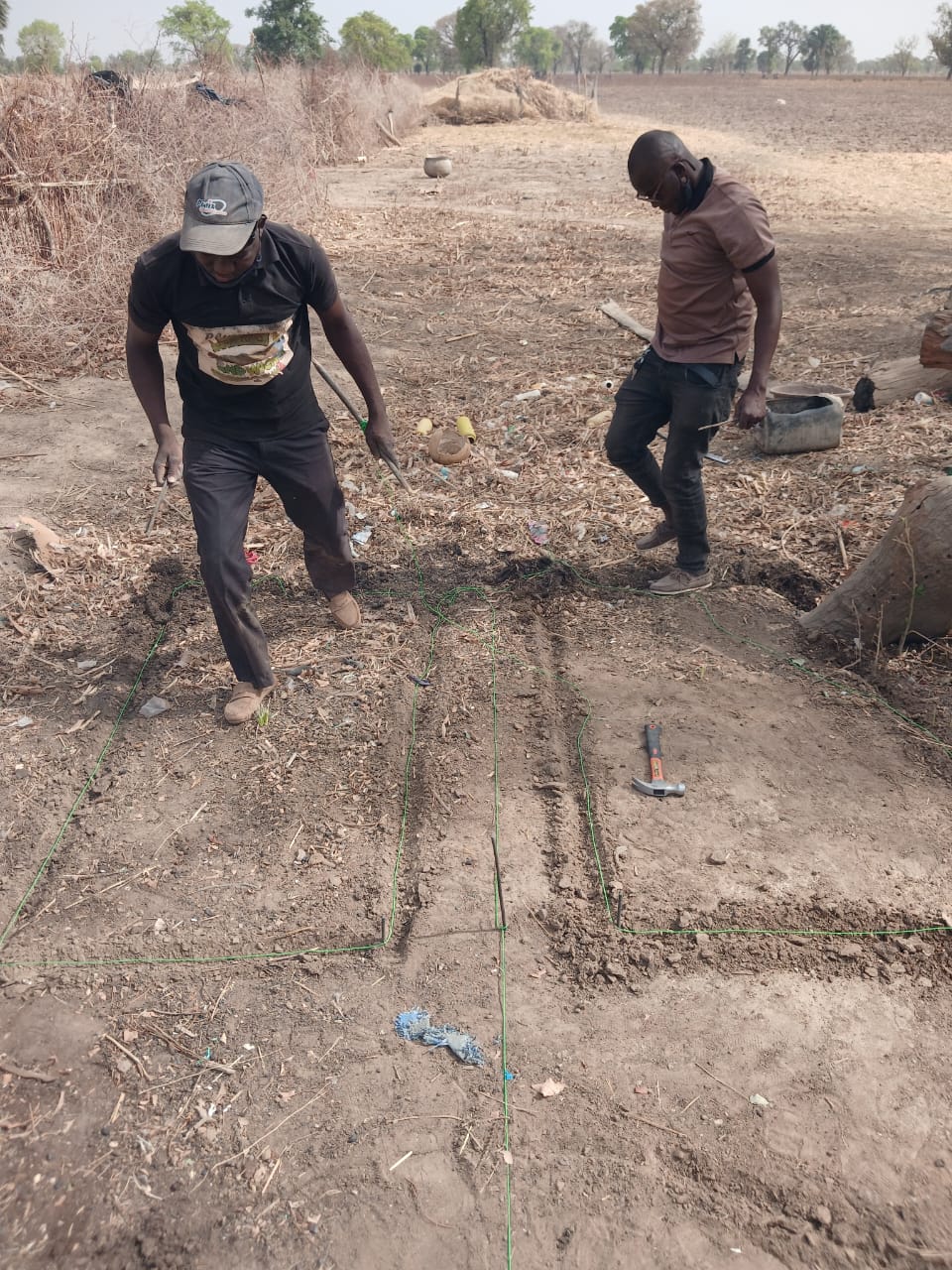 Début des travaux